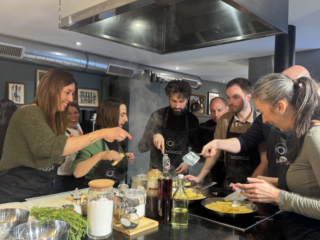 cours de cuisine entre amis