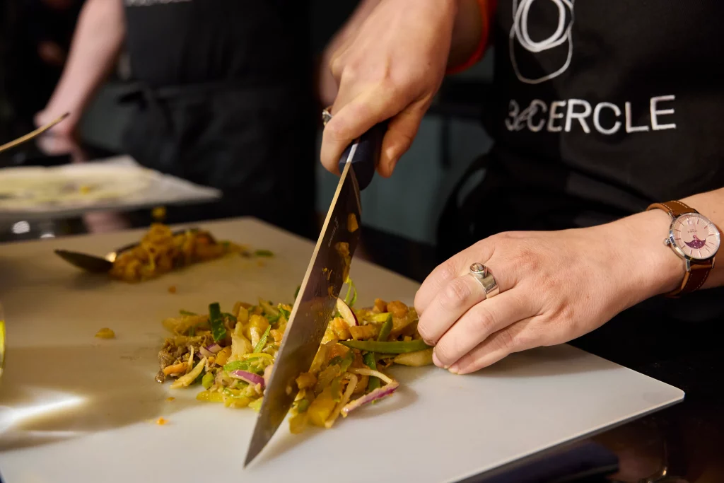 cours de cuisine entre amis